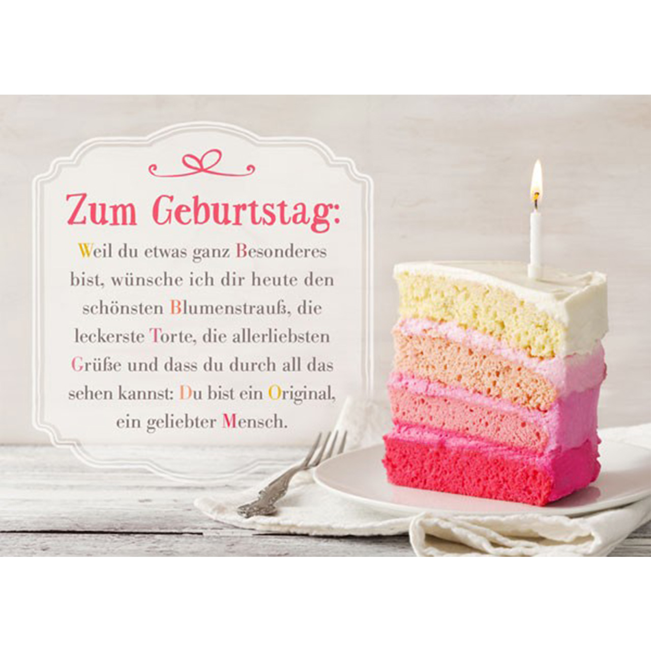 Geburtstagsgrüße (Postkarten)