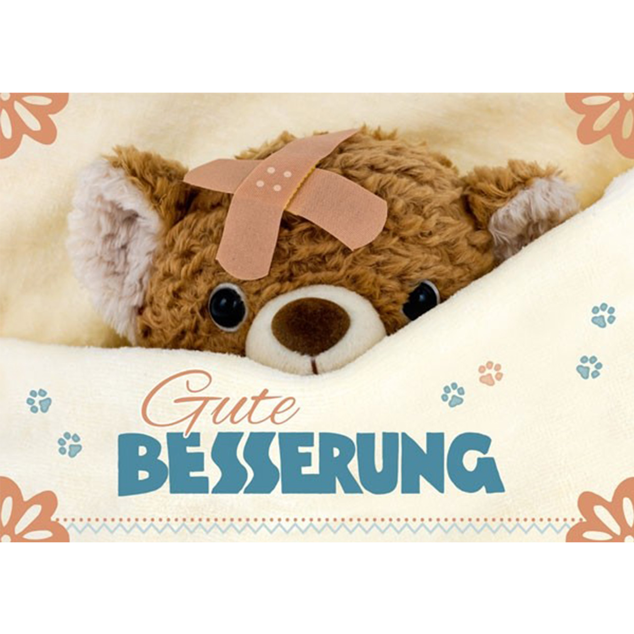 Gute Besserung (Teddybär) (Postkarten)